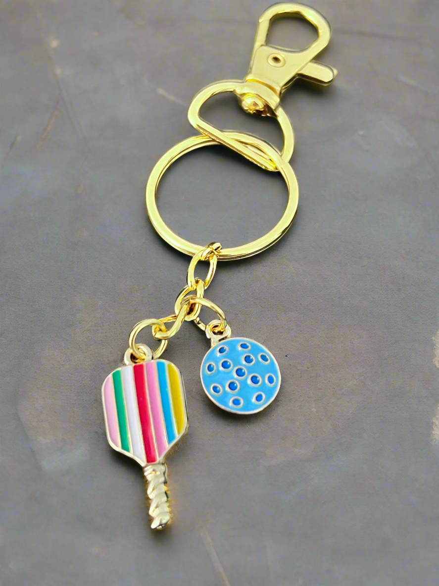 Mini pickleball Keychain